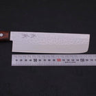 Nakiri VG-1 Tsuchime Western Mahogany Handle 165mm (6.5”)-[Musashi]-[Japanese-Kitchen-Knives]