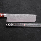 Nakiri VG-1 Tsuchime Western Mahogany Handle 165mm (6.5”)-[Musashi]-[Japanese-Kitchen-Knives]