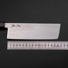 Nakiri VG-10 Damascus Ashwood Handle 170mm-[Musashi]-[Japanese-Kitchen-Knives]