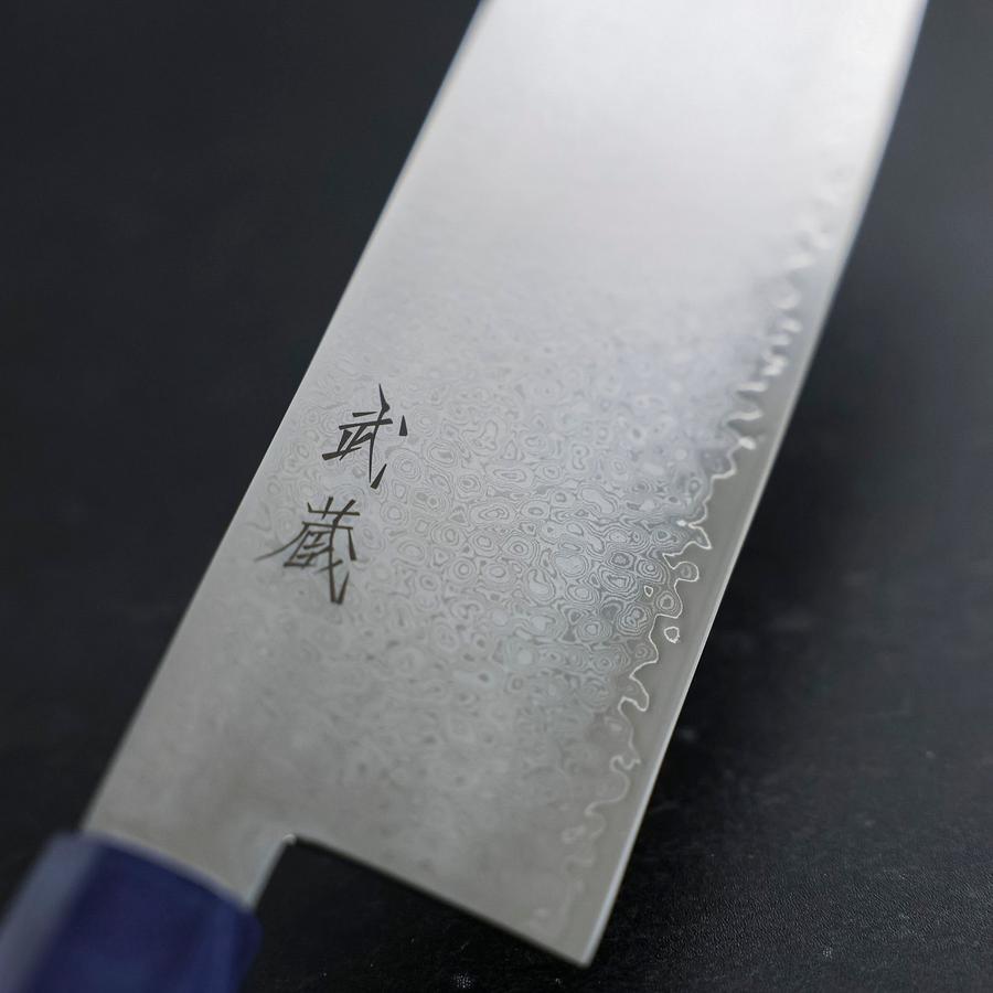菜切 VG-10 ダマスカス ブルーバーチ柄 165mm – MUSASHI