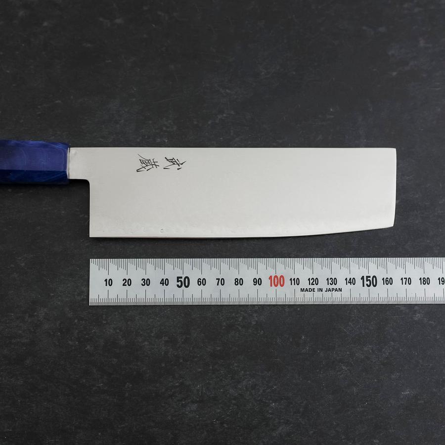 菜切 VG-10 ダマスカス ブルーバーチ柄 165mm – MUSASHI