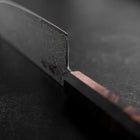 Nakiri VG-10 Damascus Brown Brich Handle 165mm-[Musashi]-[Japanese-Kitchen-Knives]
