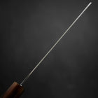 Nakiri VG-10 Damascus Buffalo Light Pink Maple Handle 170mm (6.7”)-[Musashi]-[Japanese-Kitchen-Knives]