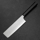 Nakiri VG-10 Damascus Ebony Handle 165mm (6.5”)-[Musashi]-[Japanese-Kitchen-Knives]
