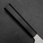 Nakiri VG-10 Damascus Ebony Handle 165mm (6.5”)-[Musashi]-[Japanese-Kitchen-Knives]