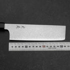 Nakiri VG-10 Damascus Ebony Handle 165mm (6.5”)-[Musashi]-[Japanese-Kitchen-Knives]