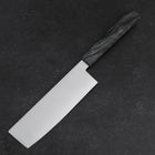Nakiri VG-10 Damascus Gray Birch Handle 170mm (6.7”)-[Musashi]-[Japanese-Kitchen-Knives]