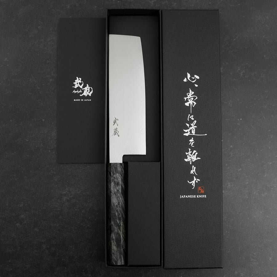 菜切 VG-10 ダマスカス グレーバーチ柄 170mm – MUSASHI