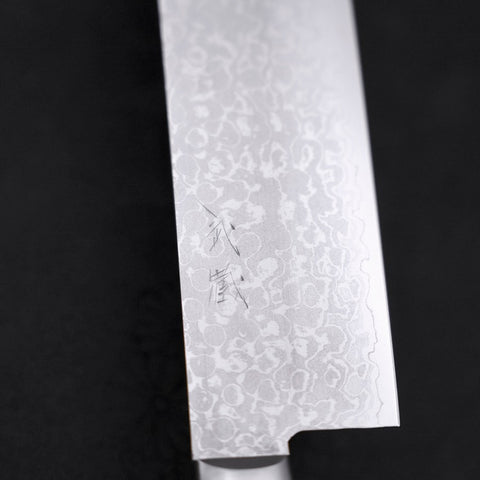 Nakiri VG-10 Damascus Mahogany Handle 165mm (6.5”)-[Musashi]-[Japanese-Kitchen-Knives]