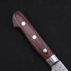 Nakiri VG-10 Damascus Mahogany Handle 165mm (6.5”)-[Musashi]-[Japanese-Kitchen-Knives]