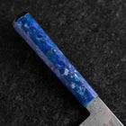 Nakiri VG-10 Damascus Ocean Blue Handle 165mm-[Musashi]-[Japanese-Kitchen-Knives]