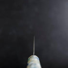 Nakiri VG-10 Damascus Ocean Blue-White Mix Handle 165mm (6.5”)-[Musashi]-[Japanese-Kitchen-Knives]