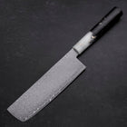 Nakiri VG-10 Damascus Ocean White Black Gold Handle 165mm (6.5”)-[Musashi]-[Japanese-Kitchen-Knives]