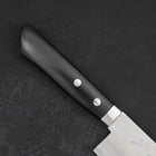 Nakiri VG-10 Damascus Western Black Handle 165mm (6.5”)-[Musashi]-[Japanese-Kitchen-Knives]