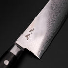 Nakiri VG-10 Damascus Western Black Round Handle 170mm-[Musashi]-[Japanese-Kitchen-Knives]