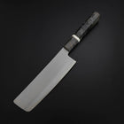 Nakiri VG-10 Polished Maple Handle 165mm-[Musashi]-[Japanese-Kitchen-Knives]