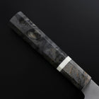 Nakiri VG-10 Polished Maple Handle 165mm-[Musashi]-[Japanese-Kitchen-Knives]