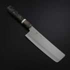 Nakiri VG-10 Polished Maple Handle 165mm-[Musashi]-[Japanese-Kitchen-Knives]