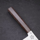 Nakiri VG-10 Polished Sakura Ebony Handle 165mm (6.5”)-[Musashi]-[Japanese-Kitchen-Knives]