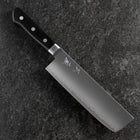 Nakiri VG-10 Polished Western Black Handle 165mm (6.5”)-[Musashi]-[Japanese-Kitchen-Knives]