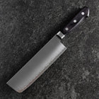 Nakiri VG-10 Polished Western Black Handle 165mm-[Musashi]-[Japanese-Kitchen-Knives]