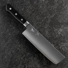Nakiri VG-10 Polished Western Black Handle 165mm-[Musashi]-[Japanese-Kitchen-Knives]