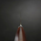 Nakiri VG-10 Polished Western Mahogany Handle 170mm (6.7”)-[Musashi]-[Japanese-Kitchen-Knives]