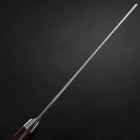 Nakiri VG-10 Polished Western Mahogany Handle 170mm (6.7”)-[Musashi]-[Japanese-Kitchen-Knives]
