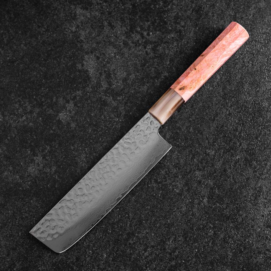 菜切 VG-10 槌目ダマスカス 八角柄 180mm – MUSASHI