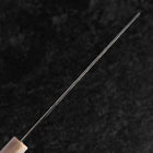 Nakiri VG-10 Tsuchime Damascus Buffalo Dark Pink Maple Handle 170mm-[Musashi]-[Japanese-Kitchen-Knives]