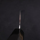 Nakiri VG-10 Tsuchime Damascus Buffalo Ebony Handle 165mm (6.5”)-[Musashi]-[Japanese-Kitchen-Knives]