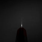 Nakiri VG-10 Tsuchime Damascus Cherry Grey Handle 165mm-[Musashi]-[Japanese-Kitchen-Knives]