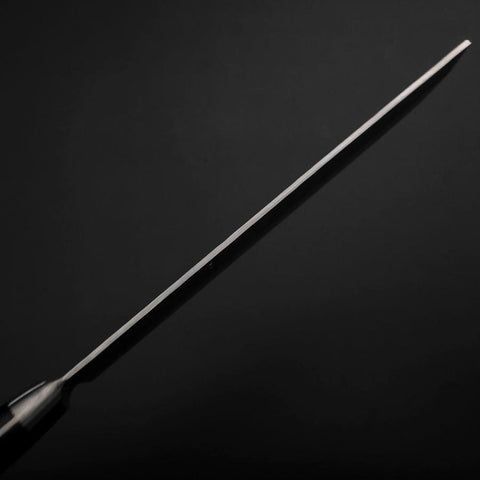 Nakiri VG-10 Tsuchime Damascus Western Black Handle 165mm (6.5”)-[Musashi]-[Japanese-Kitchen-Knives]