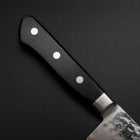 Nakiri VG-10 Tsuchime Damascus Western Black Handle 165mm-[Musashi]-[Japanese-Kitchen-Knives]