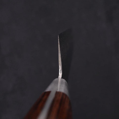 Nakiri VG-10 Tsuchime Damascus Western Handle 165mm (6.5”)-[Musashi]-[Japanese-Kitchen-Knives]