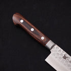 Nakiri VG-10 Tsuchime Damascus Western Handle 165mm (6.5”)-[Musashi]-[Japanese-Kitchen-Knives]