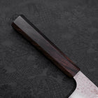 Nakiri VG-10 Tsuchime Ebony Handle 165mm (6.5”)-[Musashi]-[Japanese-Kitchen-Knives]