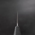 Nakiri VG-10 Tsuchime Oval Charcoal Handle 180mm (7”)-[Musashi]-[Japanese-Kitchen-Knives]
