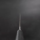 Nakiri VG-10 Tsuchime Oval Charcoal Handle 180mm-[Musashi]-[Japanese-Kitchen-Knives]