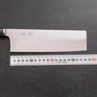 Nakiri VG-10 Tsuchime Oval Charcoal Handle 180mm-[Musashi]-[Japanese-Kitchen-Knives]