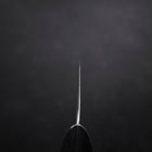 Nakiri VG-10 Tsuchime Oval Purple Handle 180mm-[Musashi]-[Japanese-Kitchen-Knives]