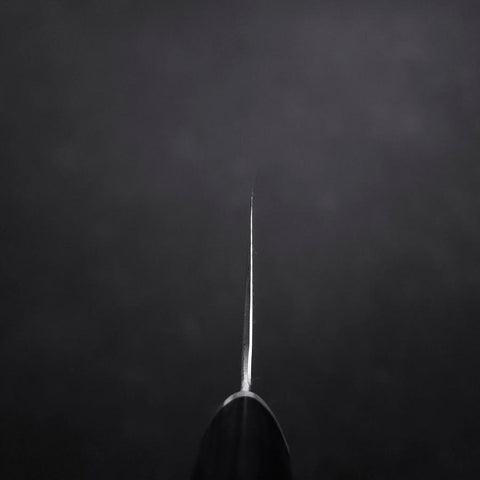 Nakiri VG-10 Tsuchime Oval Purple Handle 180mm-[Musashi]-[Japanese-Kitchen-Knives]