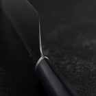Nakiri VG-10 Tsuchime Oval Purple Handle 180mm-[Musashi]-[Japanese-Kitchen-Knives]