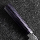 Nakiri VG-10 Tsuchime Oval Purple Handle 180mm-[Musashi]-[Japanese-Kitchen-Knives]