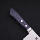 Nakiri VG-10 Tsuchime Western Dark Blue Handle 165mm (6.5”)-[Musashi]-[Japanese-Kitchen-Knives]