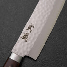 Nakiri VG-10 Tsuchime Western Mahogany Handle 125mm (4.9”)-[Musashi]-[Japanese-Kitchen-Knives]