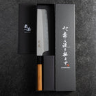 Nakiri VG-5 Tsuchime Buffalo Bubinga Handle 165mm (6.5”)-[Musashi]-[Japanese-Kitchen-Knives]