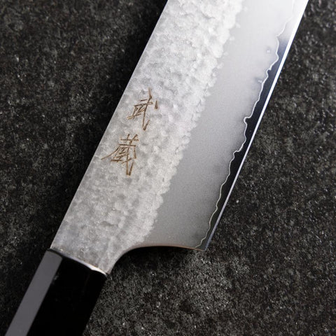 Nakiri VG-5 Tsuchime Buffalo Bubinga Handle 165mm-[Musashi]-[Japanese-Kitchen-Knives]