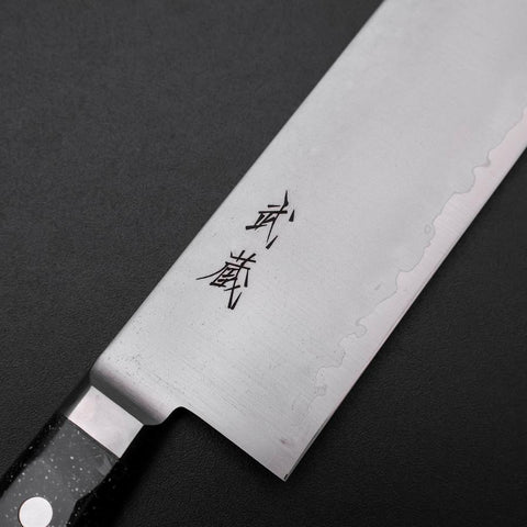 Nakiri VG-5 Tsuchime Western Black Marble Handle 170mm-[Musashi]-[Japanese-Kitchen-Knives]