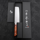 Nakiri VG-5 Tsuchime Western Handle 160mm (6.3”)-[Musashi]-[Japanese-Kitchen-Knives]